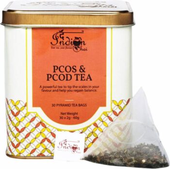 The Indian Chai PCOS & PCOD Tea 30 Pyramid Tea Bags, Wi...
