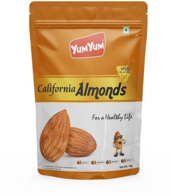 YUM YUM 100% Natural Premium California Almond Badam Gi...