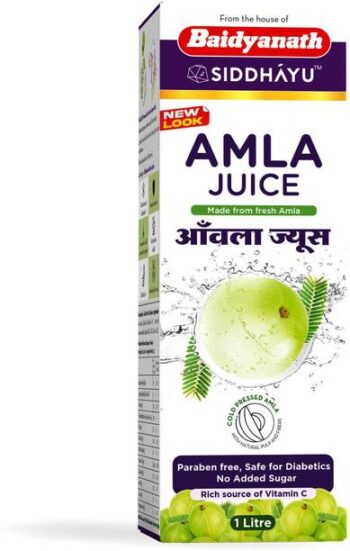 Baidyanath Amla Juice - Immunity Booster with Vitamin C...
