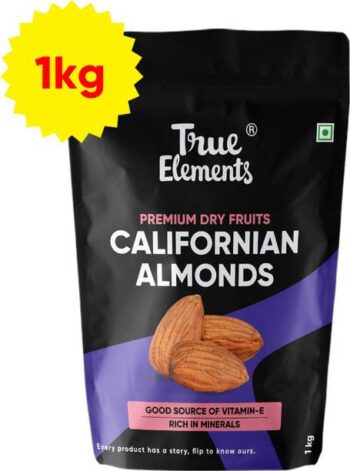 True Elements California Almonds, Premium Dryfruits Bad...
