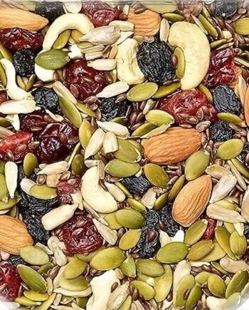 ZION Organic Mixed Dry Fruits 1Kg Pack Healthy Trail Mi...