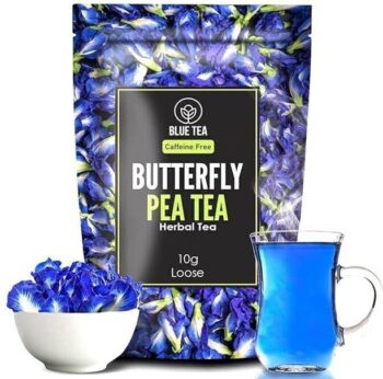 BLUE TEA Grade A Butterfly Pea Flower (10grams : 20 Tea...