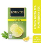 Golden Tips 100% Pure Indian Flavoured Lemon Green Tea ...