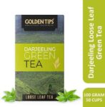 Golden Tips Darjeeling Loose Leaves Fresh Green Tea Box