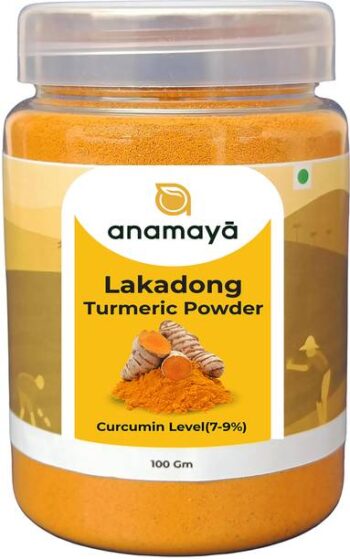 Anamaya Lakadong Turmeric Powder with high curcumin con...