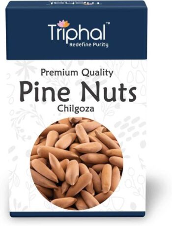 Triphal Pine Nuts | With Shell | Premium Chilgoza | 50 ...