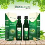 HARC Herbal Canada Aloevera juice + Amla Juice | 100% P...