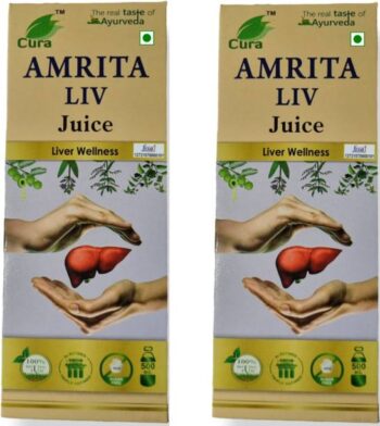 Cura Amrita Liv Ras | Sugar Free | For Good Health & Ge...