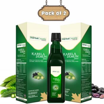 HARC Herbal Canada Pure Karela Jamun Juice | 100% Ayurv...