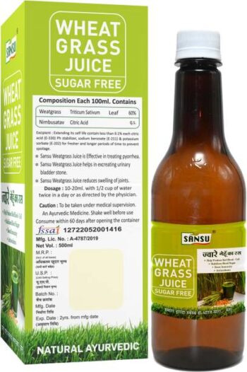 Sansu Wheatgrass Juice + Lauki Juice