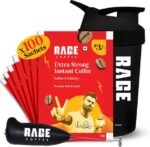 RAGE Extra Strong Premium Blend Coffee Pack of 100+Mult...