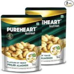 PUREHEART Nutreat Crunchy Flavoured Peeled Almonds | Al...