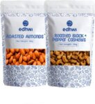 edhwi Premium Nuts Combo Pack Pepper Cashew(80g), Roast...
