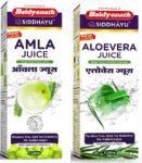 Baidyanath Amla Juice 1L + Aloe Vera Juice 1L | No adde...