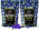 BLUE TEA Dried Butterfly Pea Flower Tea - 20 Pyramid Te...
