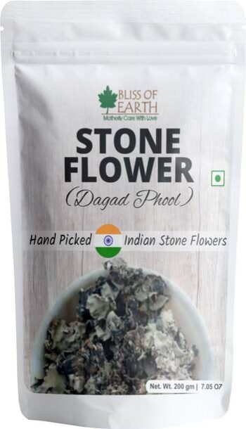 Bliss of Earth Indian 200gm Stone Flower, Dagad Phool, ...