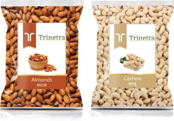 Trinetra Badam 500g and Kaju 500g Combo Pack 1000g Asso...