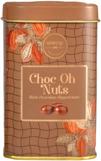Unwrap Happiness Choc Oh Nuts Almond Chocolate Coated N...