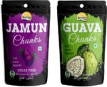 Kamdhenu Foods Dried Fruit Jamun Chunks and Guava Chunk...
