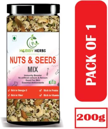 Hobby Herbs Nuts and Seed Mix | Roasted and Salted Seed...