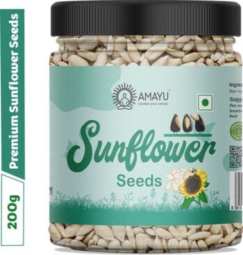 AMAYU Raw Sunflower Seeds | Edible Healthy Seeds for | ...