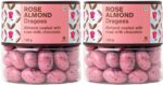 entisi Milk chocolate Coated Rose Almond Dragees Jar - ...