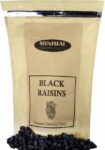 Minimal Dried Black Raisins/Black Kishmish with Seed,25...