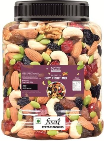 Nature Aahar Mix Dry Fruit | Panchmeva | 250GM | JAR | ...