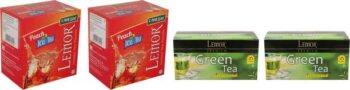 Lemor Pack of 2 Peach Instant Ice Tea (10 Sachets) with...