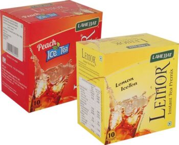 Lemor Pack of Lemon and Peach Instant Ice Tea (Each Box...