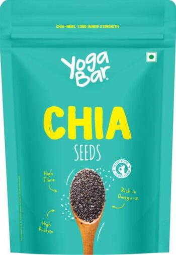 Yogabar Raw Chia Seeds Pouch for Weight loss Management...