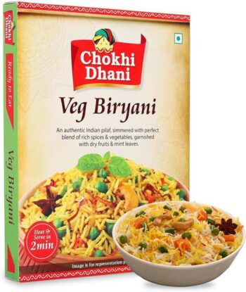 Chokhi Dhani Veg Biryani Ready to Eat Meal