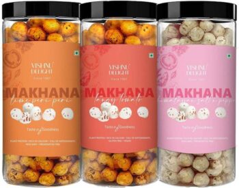 VISHNU DELIGHT Crunchy, Healthy, Tasty Flavored Makhana...