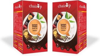 chaizup Instant Masala Premix Tea - Pack of 2 X 10 Sach...