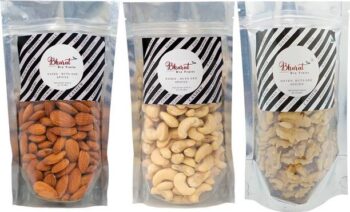 Bharat Almond Cashew and Walnut ( 100 gm pack x 3 ) Com...