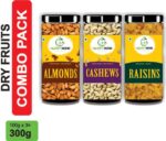 Hobby Herbs Almonds , Cashew & Raisins Combo 300gm ( 3 ...