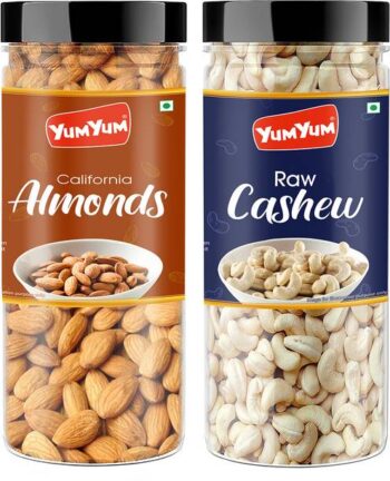 YUM YUM Premium California Almond (150g) and Cashew Nut...