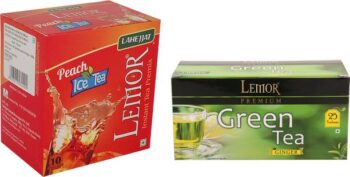 Lemor Pack of Peach 1 Ice Tea (10 sachet) and 1 Pack of...