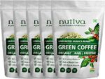 Nutiva Pack of 5 Green Coffee Beans - 50 Gram Each Coff...