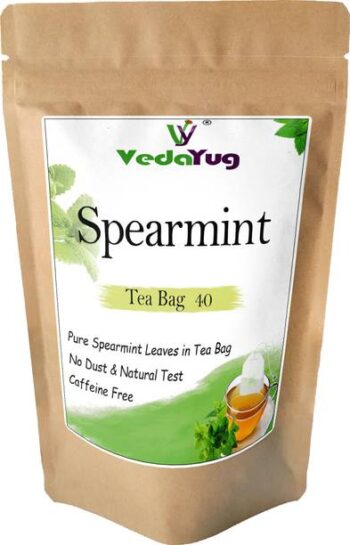 VY VedaYug Spearmint Tea Bags 40 Eco-Friendly Mint Tea ...