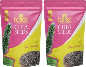 toller 100% Natural & Premium Raw Chia Seeds with Omega...