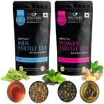 TEACURRY Men Women Fertility Support Tea with Diet Char...