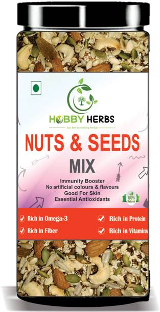 Hobby Herbs Nuts and Seed Mix 200 g | Roasted and Salte...