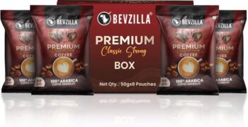 Bevzilla Pack of 8 Classic Strong Premium Coffee Powder...