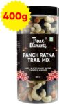 True Elements Panchmeva Trail Mix Almonds,Cashews,Black...