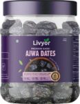 LIVYOR Saudi Ajwa | Khajoor | Khajur Dry Fruits Dry Dat...