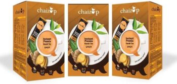 chaizup Instant Ginger Premix Tea - Pack of 3 X 10 Sach...