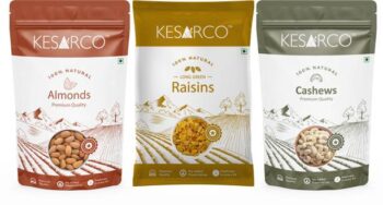 KESARCO Dry Fruit Combo | Almonds, Cashews and Raisins ...