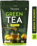 NeutriOne Honey & Lemon Green Tea Loose Leaf for Weight...