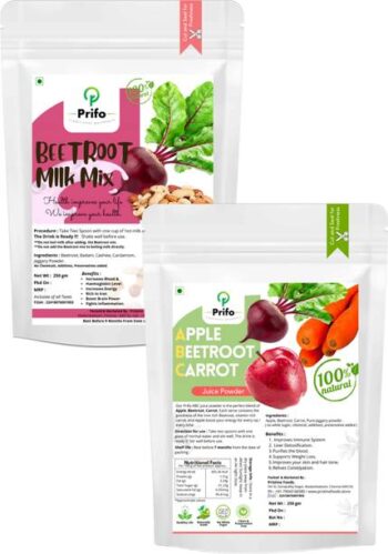 Prifo ABC Juice Powder Apple Beetroot Carrot - Beetroot...